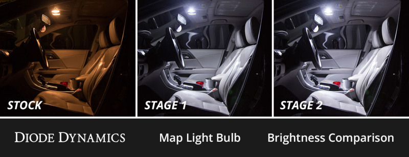 Subaru BRZ LED Interior Kit - Diode Dynamics - Stage 1 - Cool White - `22-`27